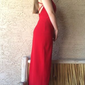 Simple beautiful red formal dress!